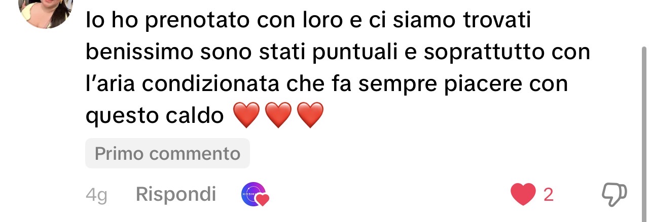 Recensione: puntuali e con aria condizionata